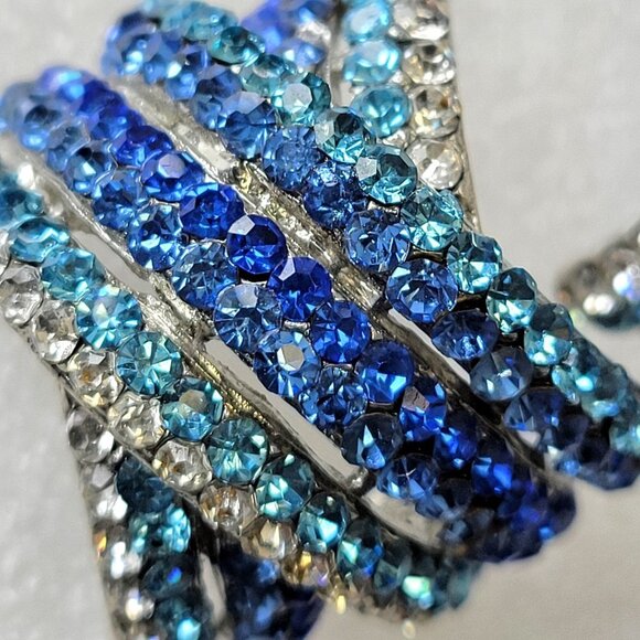 Blue Stud Earrings - Picture 6 of 10